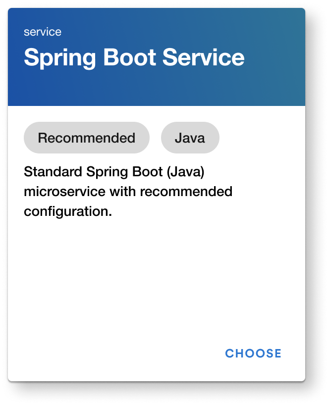 Spring Boot 服务模板